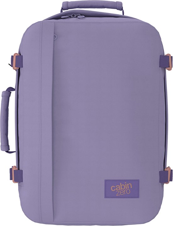 Foto: Cabinzero handbagage reistas rugzak combi 36 liter paars