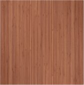 vidaXL - Vloerkleed - rechthoekig - 100x100 - cm - bamboe - bruin