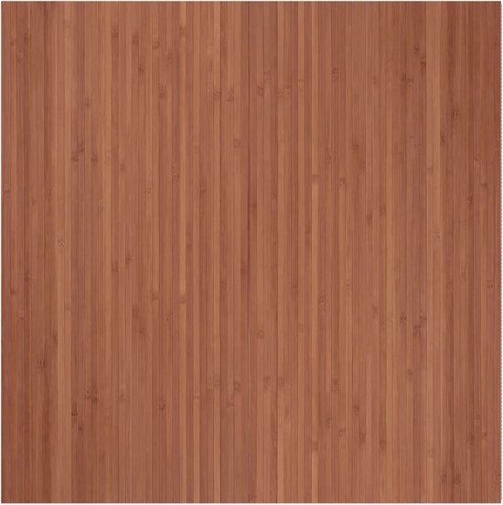 vidaXL-Vloerkleed-rechthoekig-100x100-cm-bamboe-bruin