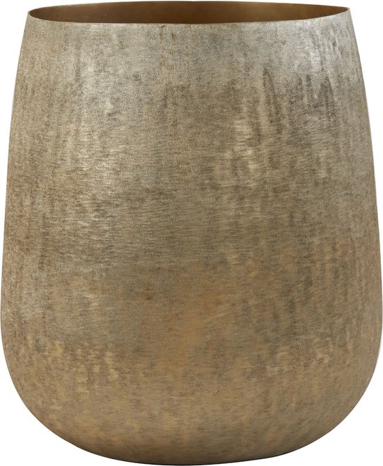 Cache-pot métal Hotel Chique or L