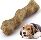 Hondenspeelgoed kauwspeelgoed hond puppy onverwoestbaar robuust duurzaam - van houtvezel, rundvleessmaak - natuurlijk - hondenbot voor honden groot klein voor agressieve kauwers
