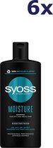 Syoss Shampooing Hydratant - 6 x 440 ml