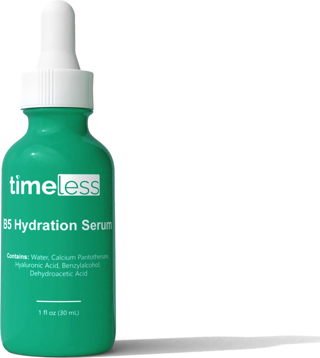 Timeless Serum - Hydrating B5 Serum - Hyaluronzuur - TIMELESS Vitamine B5 Serum - Skin Care - Anti Aging - Voedt en kalmeert de onrustige huid - Timeless vitamin B5 serum - Alle huidtypes - Gevoelige huid - Kalmeert de huid - Vochtinbrengend - 30 ml