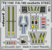 1:48 Eduard FE1195 Seatbelts Steel for F/A-18E - MENG Photo-etch