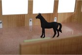 Kids Globe Horse stable avec 3 boxes et une arène intérieure - Échelle 1:32 (610271)