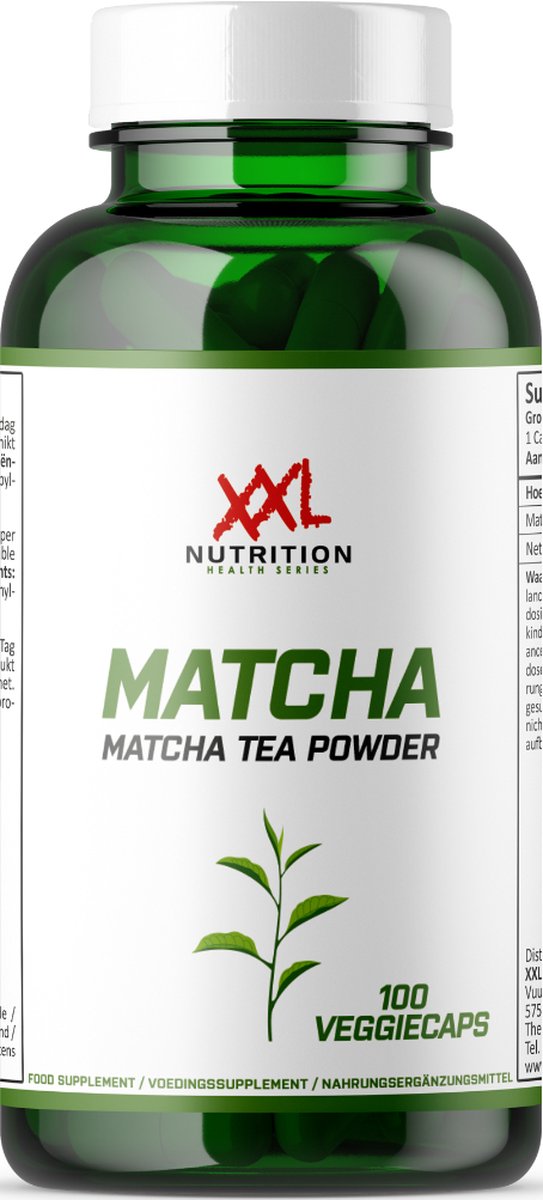 Goedkoopste XXL Nutrition - Matcha - 100 veggiecaps
