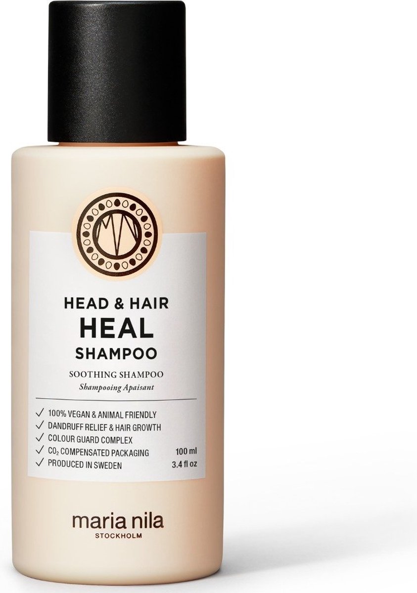 Maria Nila Head & Hair Heal shampoo-100ml - Anti-roos vrouwen - Voor Alle haartypes