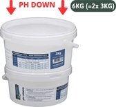Famiflora pH Down (Minus) poeder 6KG (2x3kg) - verlaagt de pH-waarde van je zwembad of spa!