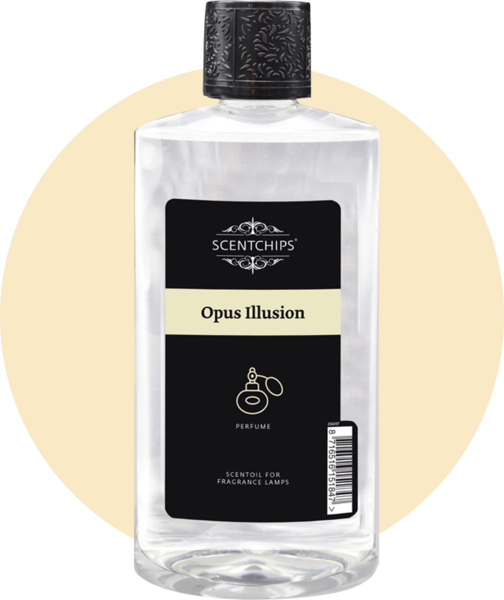 Goedkoopste Scentchips® Opus Illusion - Geurolie Voor Oliebrander - Parfum Olie - Geurolie Voor Lampenolie - Geurlamp Olie - 475ml