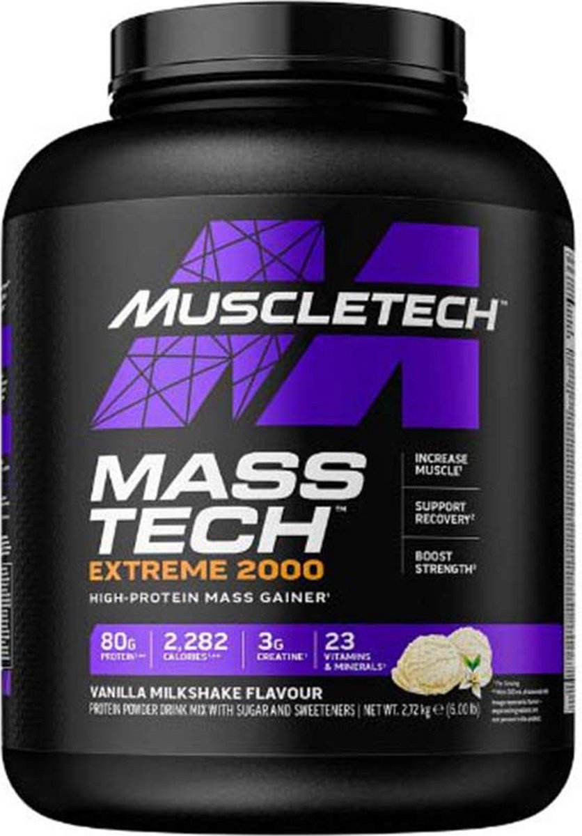 Goedkoopste Mass Tech Extreme 2000 2720gr Vanille