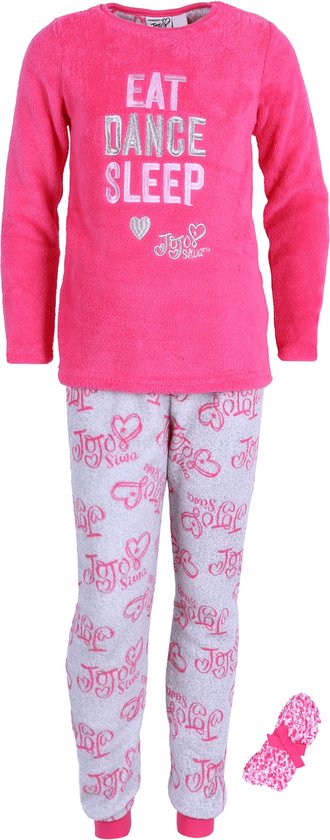 Roze pyjama EAT DANCE SLEEP