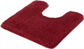 Kleine Wolke - Tapis de toilette Relax rouge rubis 55x 55 cm