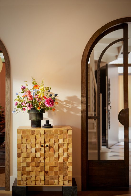 Fleurdirect Bouquet Artificiel Amour Electric - Polyester - Multi - 53 x 90 x 0 cm (LxHxP)