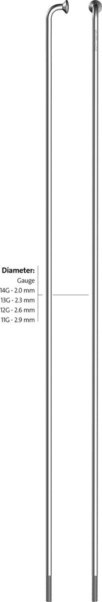 Spaken 170-14 Alpina Raggi ø2.00 mm FG 2,3 - zink (144 stuks)