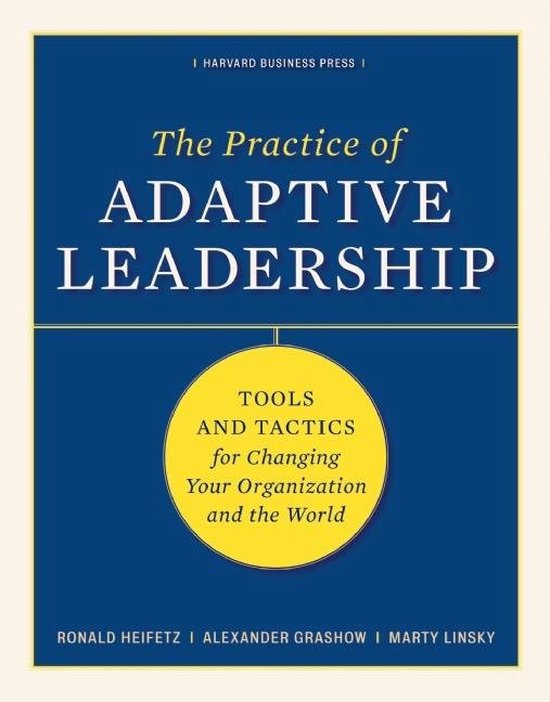 Practice Of Adaptive Leadership - cover