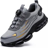 Chaussures de sécurité - Chaussures de travail pour femmes et hommes - Embout en acier - Sneaker - Antidérapantes - Unisexe - Design respirant et léger - Taille 41