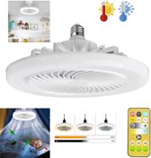 Huiselijk Geluk - Plafondventilator - Ventilatorlamp - Plafondventilator met Verlichting - Lamp - Afstandsbedieningen - Ventilator Lamp Plafond -