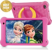 ALLGoods. - Kindertablet Vanaf 2 Jaar – Kindertablets 32 GB - Tablet Groot Scherm – Kindertablet Vanaf 3 Jaar – 7 Inch Tablet – IPS-Scherm – met Beschermhoes - Compleet Pakket - met Oudermodus - Roze