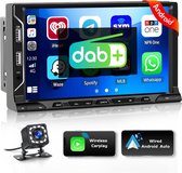 Hikity - 2Din Android Autoradio - Entertainment Hub - CarPlay en Android Auto - 6 USB-poorten