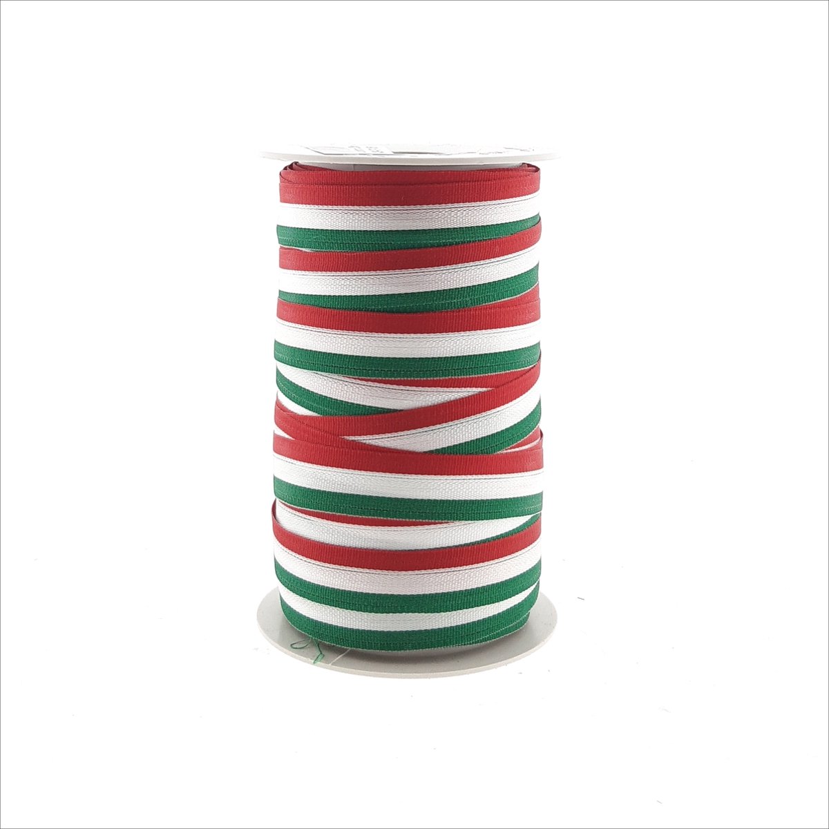 Lint - Italiaanse vlag - 15 mm x 25 meter - geweven lint
