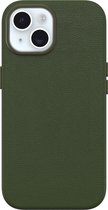 Étui en cuir OtterBox Symmetry cactus adapté à l' Apple iPhone 15 / iPhone 14 / iPhone 13 (vert)