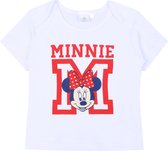 Wit Minnie Mouse baby T-shirt