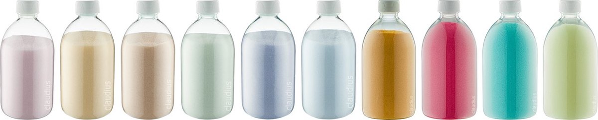 Goedkoopste Scrubzout - 650 gram - set van 10 verschillende geuren - Witte Dop - Rozen, Vanille, Amandel, Eucalyptus, Lavendel, Opium, Appel-Kaneel, Fruity Melon, Hamam, Moment - Hydraterende Lichaamsscrub - Cadeau
