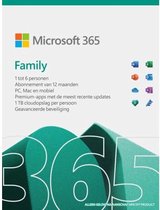 Microsoft 365 Family Win/Mac (Dutch) (1 Year)