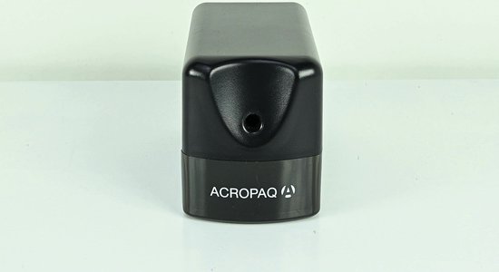 ACROPAQ - Elektrische puntenslijper - Automatische start en stop - Potloden met een diameter tot 7,5 mm - 1 slijpgat