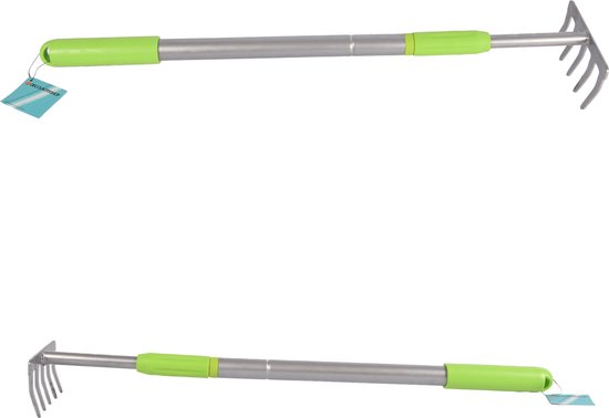 Kinzo Telescopische Hark 63-90cm Pvc/staal van Kinzo — afbeelding 2