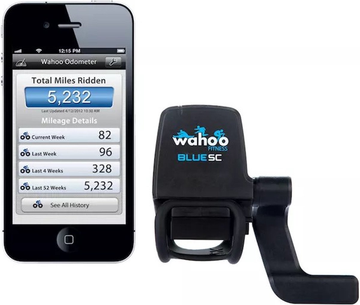 Wahoo Bluetooth/ANT+ Snelheids- en Cadanssensor zwart thumbnail 2