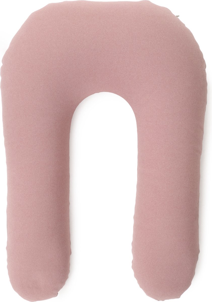 Homla ZULEMA Croissantkussen - Roze - 80 x 55 x 10 cm - Homla