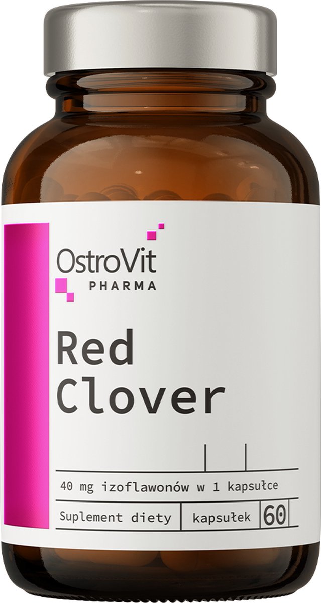 Goedkoopste Supplementen - Rode Klaver / Red Clover - Supplements - 60 Capsules - OstroVit Pharma Red Clover 60 caps