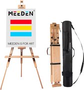 MEEDEN - Tripod Field Easel - Adjustable Portable Beech Wood