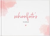 Fyllbooks - Schoolfotoboek Invulboek - Schoolfoto Album - Schooljarenboek - Watercolour Roze - Geschikt voor: 12 Portret- en Klassenfoto's
