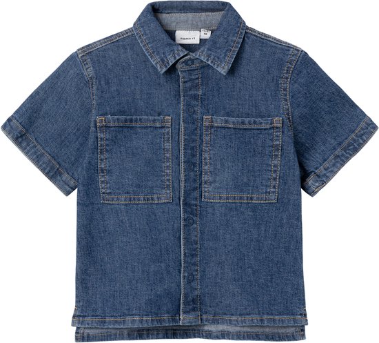 Name it Chemise en jean denim bleu foncé - NMMPETER - Taille 104