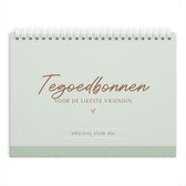 Fyllbooks - Tegoedbonnen Boekje Voor de Liefste Vriendin - 10 Tegoedbonnen - 3 Zelf Invullen - Invulboekje - Tegoedbon Cadeau Vriendin - Groen