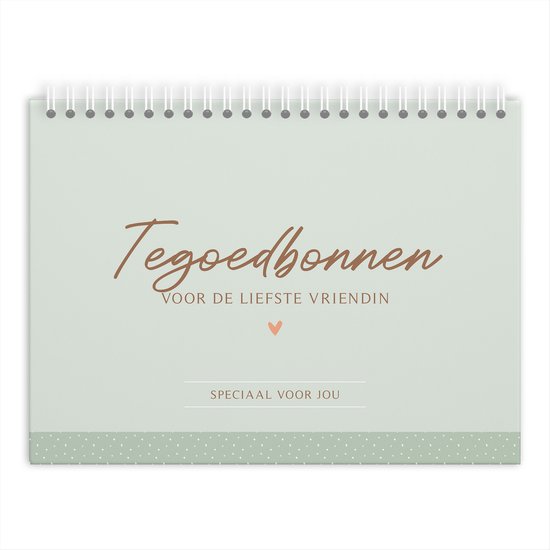 Fyllbooks Tegoedbonnen boekje voor de liefste Vriendin