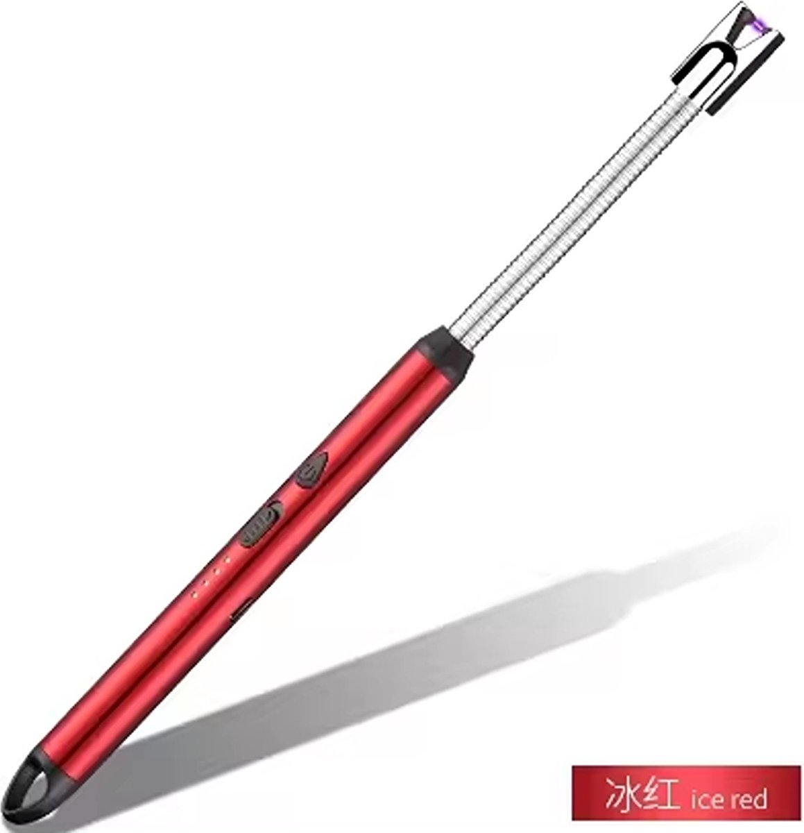 Goedkoopste Elektrische aansteker - Plasma - Windbestendig - Oplaadbaar - Rood - BBQ - Flexibel - USB - Slot