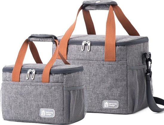 Livano Koelbox - Koeltas - Frigobox - Autokoelbox - Lichtgewicht - Coolbox - Wielen - Draagbaar - Grijs 15 Liter van Livano — afbeelding 4