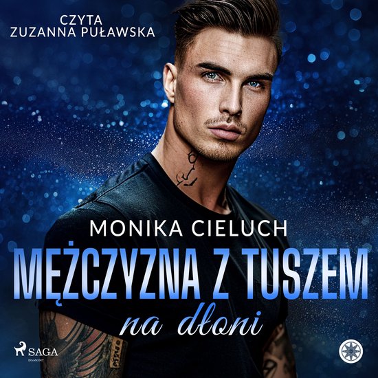 Mężczyzna z tuszem na dłoni - cover