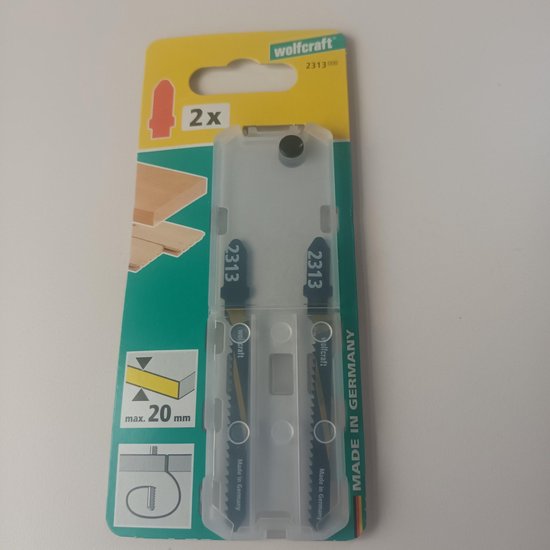 wolfcraft - Decoupeerzaagblad BIM, U-schacht - 3544000