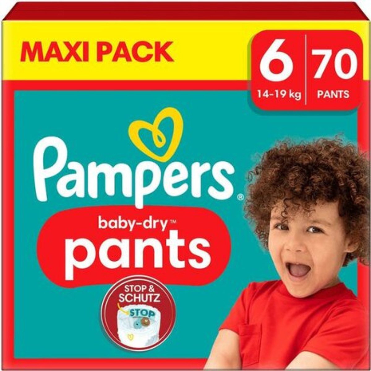 Goedkoopste Pampers Baby dry pants S6 Maxi 14-19 KG box