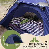 tent voor kamperen - ideaal bij het kamperen, wandelen, trekking, op reis 1-2 personen , 2,1L x 1,4B x 1,2H meter