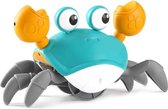 JustValue Lopende krab - montessori speelgoed-Usb kabel - walking crab - bewegend speelgoed - baby - peuter - motoriek speelgoed - fijne motoriek - hondenspeelgoed - hondenspeeltjes - sensorisch speelgoed