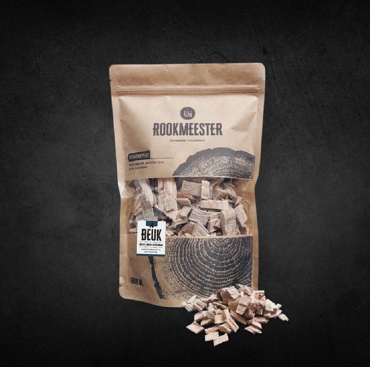Rookmeester - Rooksnippers Beuk - 500g - Rookhout