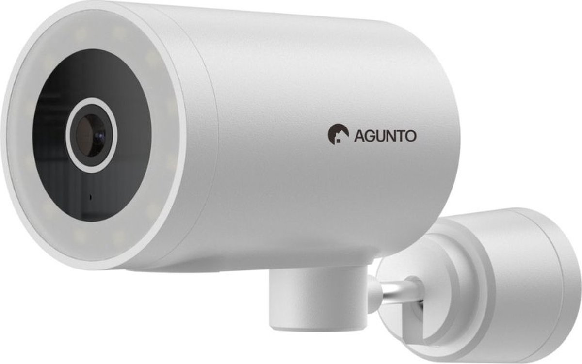 Agunto OC1 Beveiligingscamera Buiten - Buitencamera met Nachtzicht - Bewegingsdetectie - Security Camera - Met Wifi en App