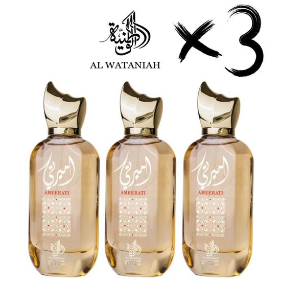 AL WATANIAH 3X Parfum AMEERATI, 100ml
