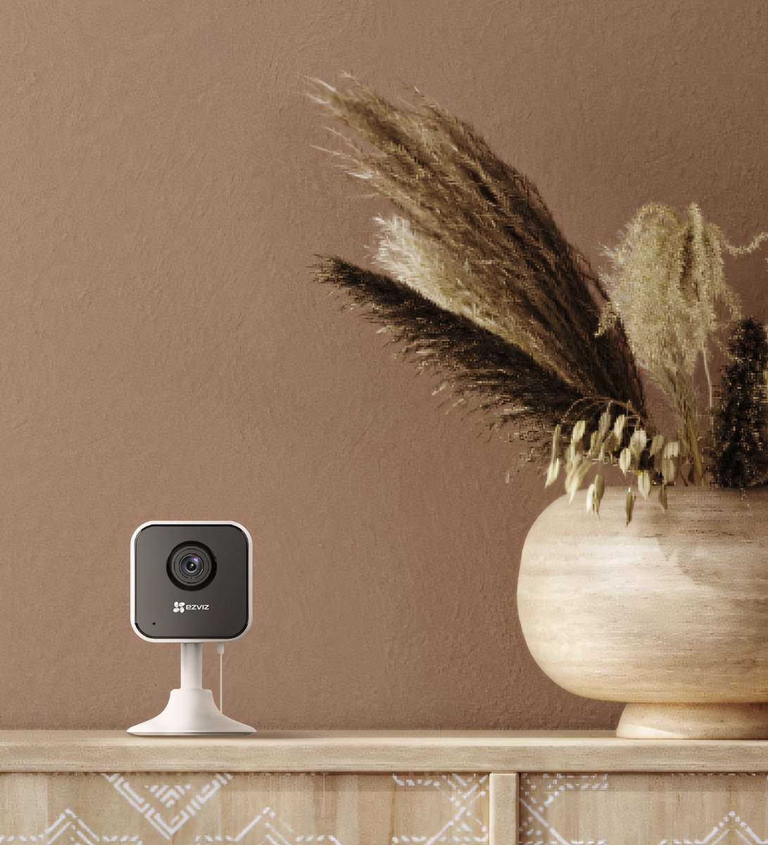 Afbeelding 3 van Ezviz H1C IP-camera - Binnen camera - Full HD 1080P - Nachtzicht - 10m - 108°- Bewegingsmelder - Tweerichtingsaudio - MicroSD-kaart - Wit
