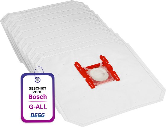 Sacs d'aspirateur DEGG® - Convient pour Bosch / Siemens G-ALL - Qualité Premium - Pack économique - 10 PIÈCES (S)